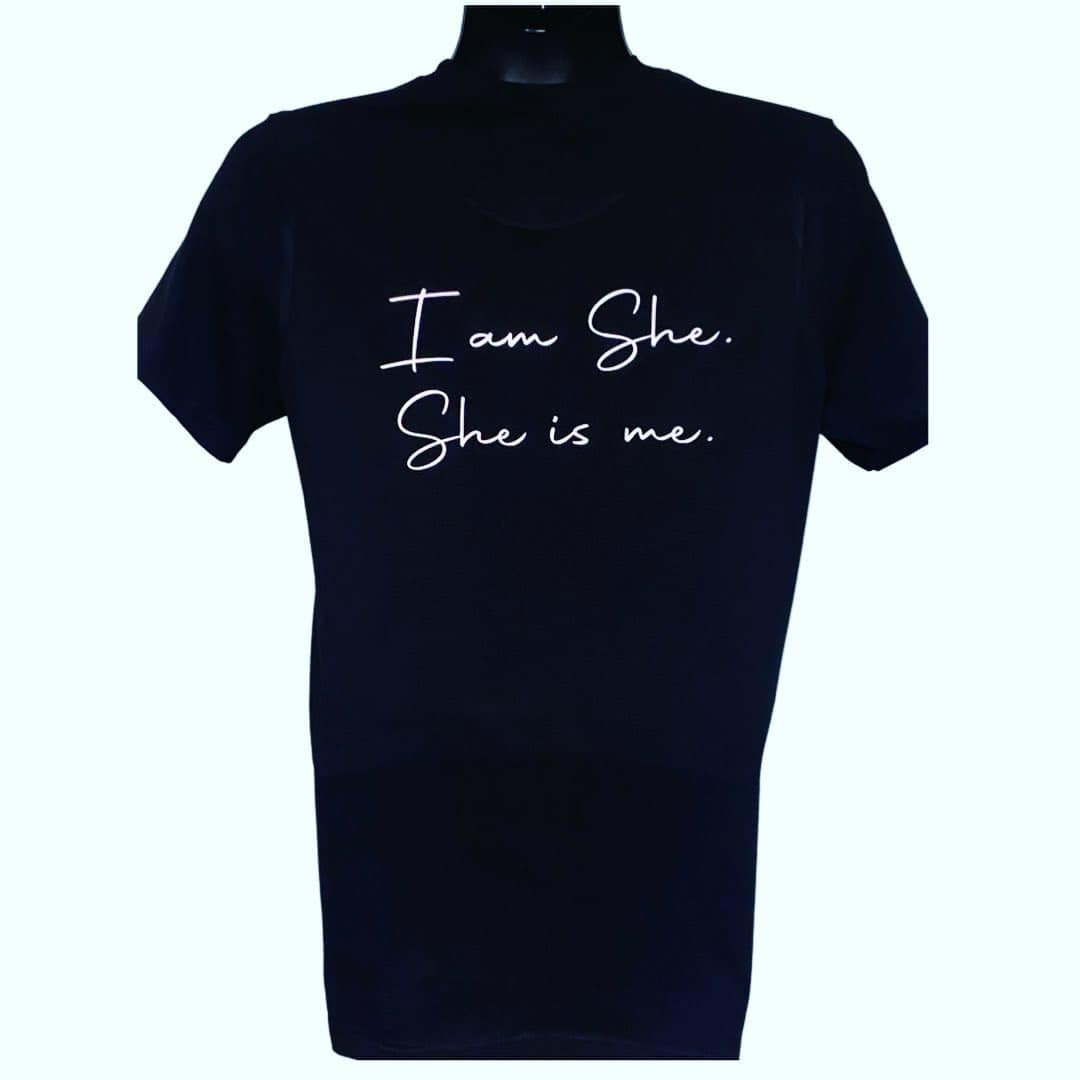 She's Creating the Life She  Loves T-Shirt Front and Back